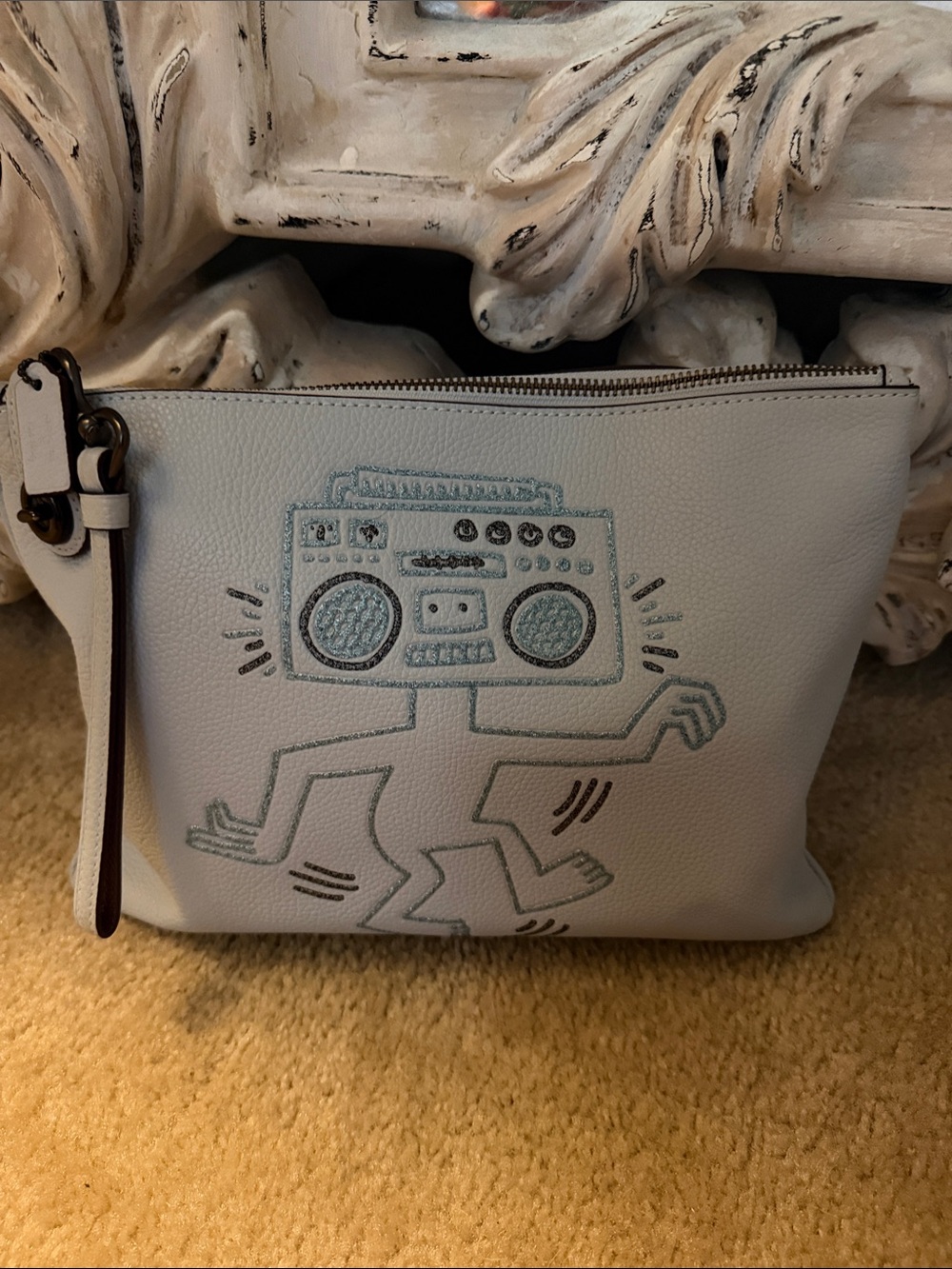 Coach Coach X Keith Haring Turnlock Wristlet